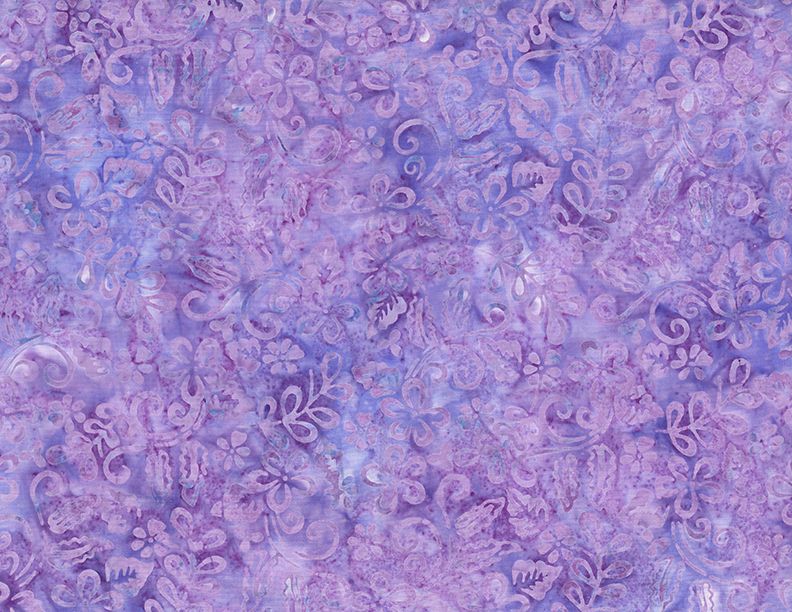 Mystic Vineyard - Purple Plumeria Batik # 22278-663