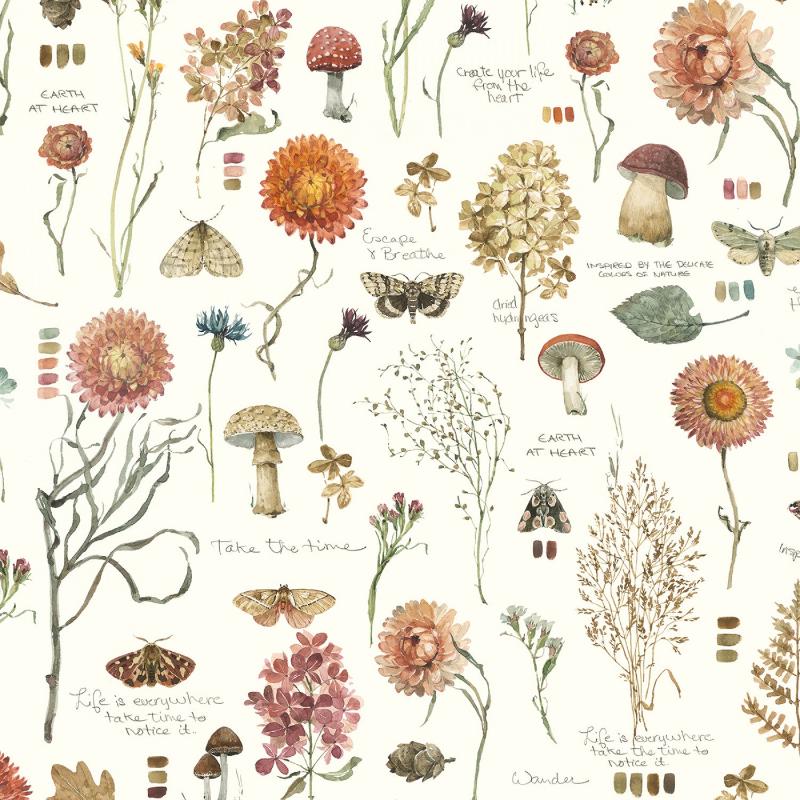 Season's Study -Cream Large All Over # 17835-134