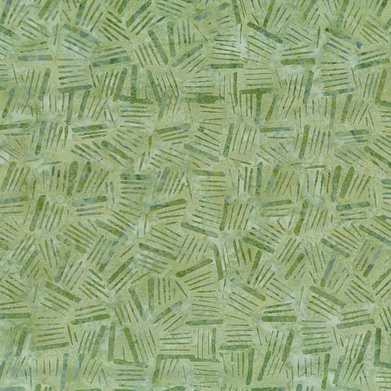 Mystic Vineyard - Light Green Sticks Batik # 22281-757