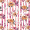 Vivian - Floral Stripe White 26826-10