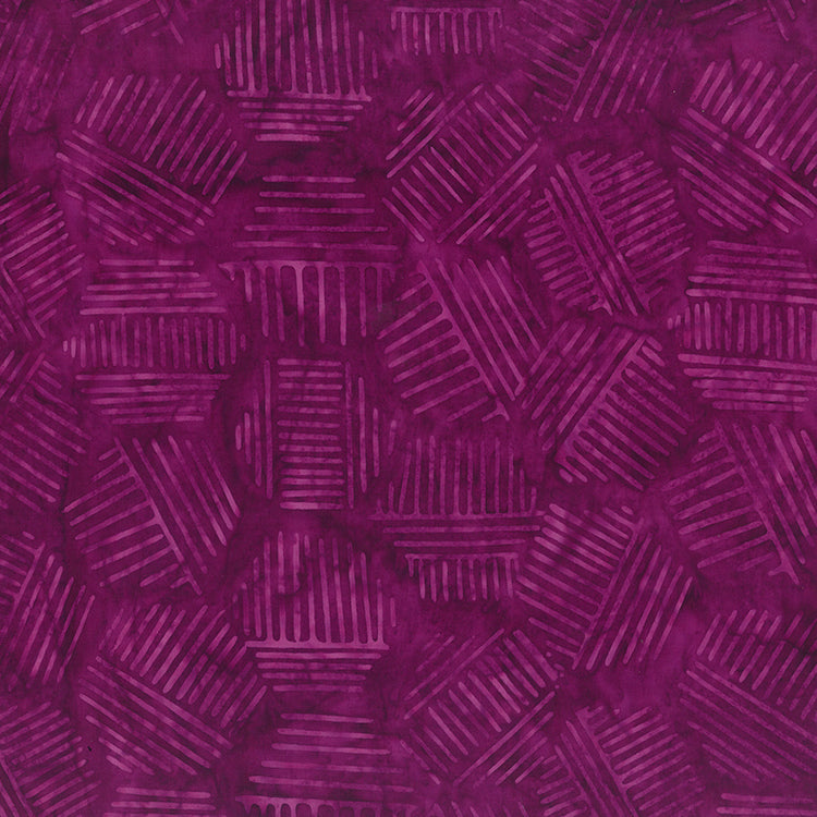 Hexies Batik 81700-85 Pansy