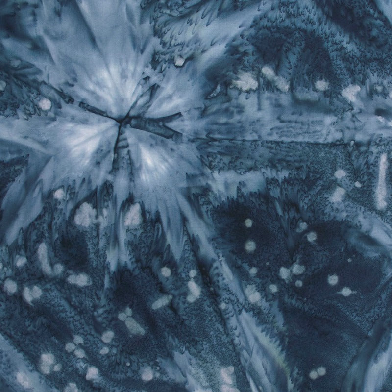 Color Me Banyan - Cosmos Batik 83039-41 Steel Blue