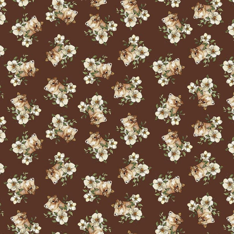 Countryside Comforts - Cows 90738-36 Brown