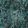 Bali Calypso -Banana Leaf Charcoal/Turquoise # 9268B-11