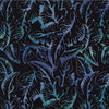 Bali Calypso -Banana Leaf Black/Violet # 9268B-12