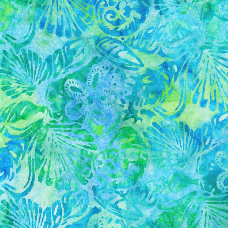 Artisan Batik Seashells Pool Batik # AMD22140370