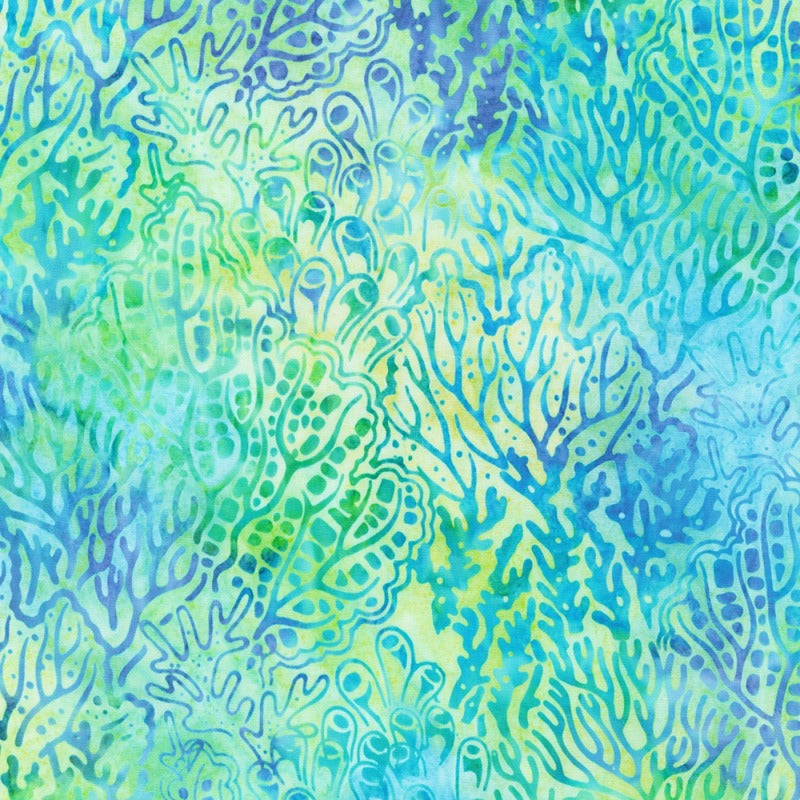 Artisan Batik Seashore Coral Parakeet Batik # AMD22142402