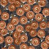 Full Steam Ahead -Copper Flowers & Bees # BQ3926-33