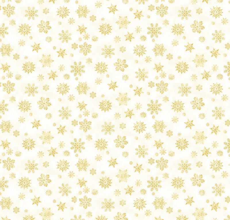 Rustic Holiday - Cream Snowflakes # CD3617-CREAM