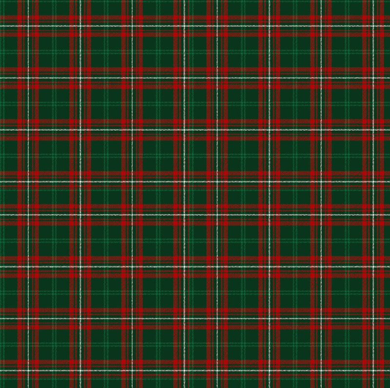 Rustic Holiday - Green Bufalo Plaids # CD3618-GREEN