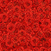 Winter Rose -Red Packed Red Metallic Roses # CM2893-RED