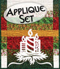 Candles Pre-Cut Laser Applique Set