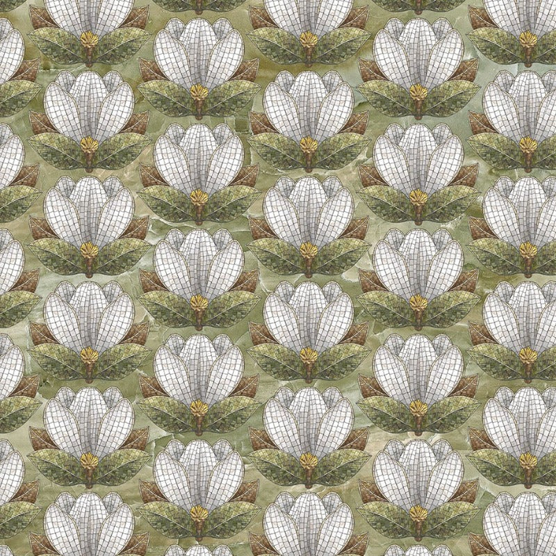 Magnolia - Floral Buds DP25373-76 Green