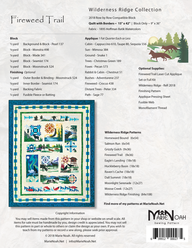 Fireweed Trail Wilderness Ridge Pattern