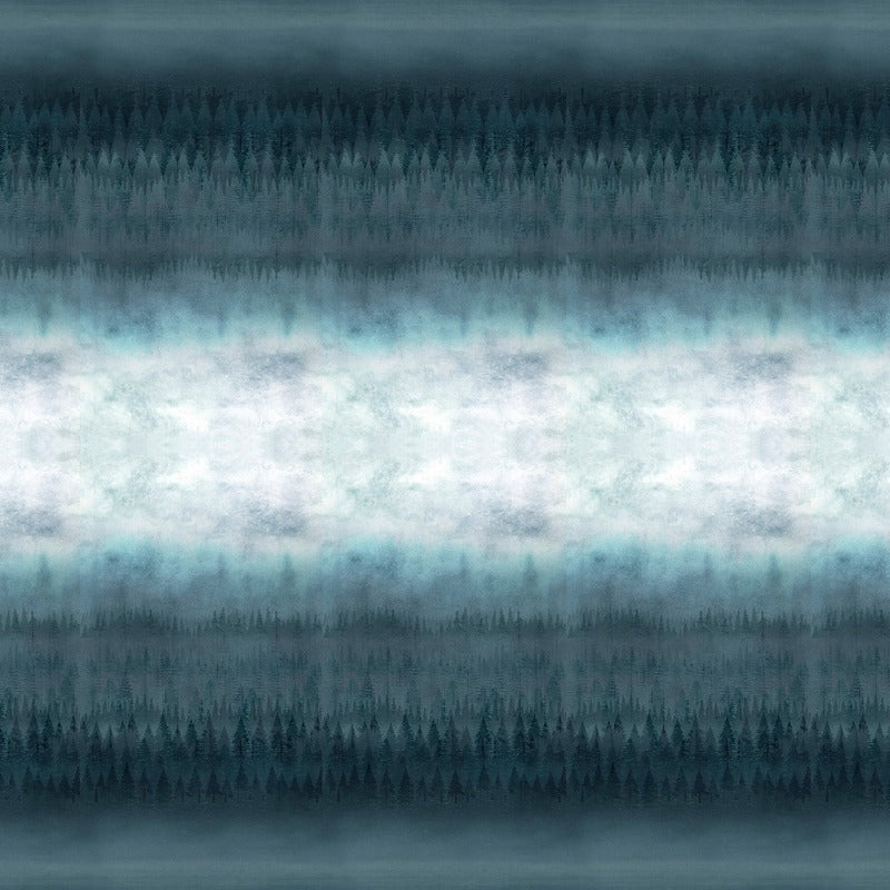 Sea Salt Foggy Trees Teal # MRD38-21