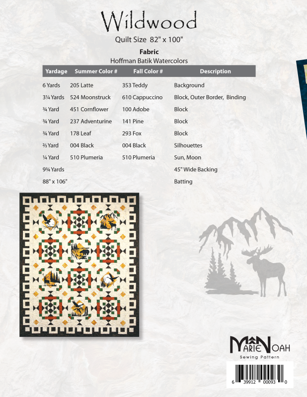 Wildwood Pattern Little Extra Something Special Fabric Place