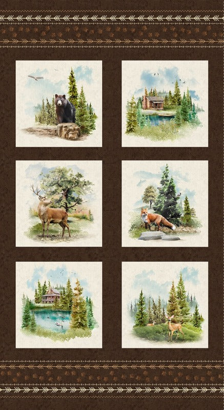 Back Country -Dark Brown Panel  # Y3853-16