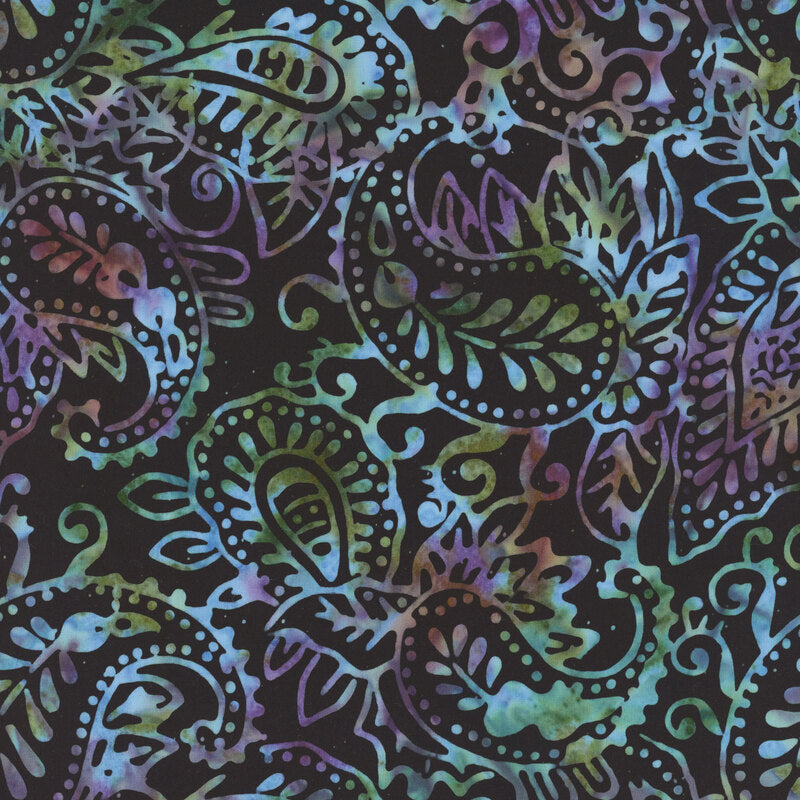 Mystic Vineyard - Black Paisley Batik # 22276-974