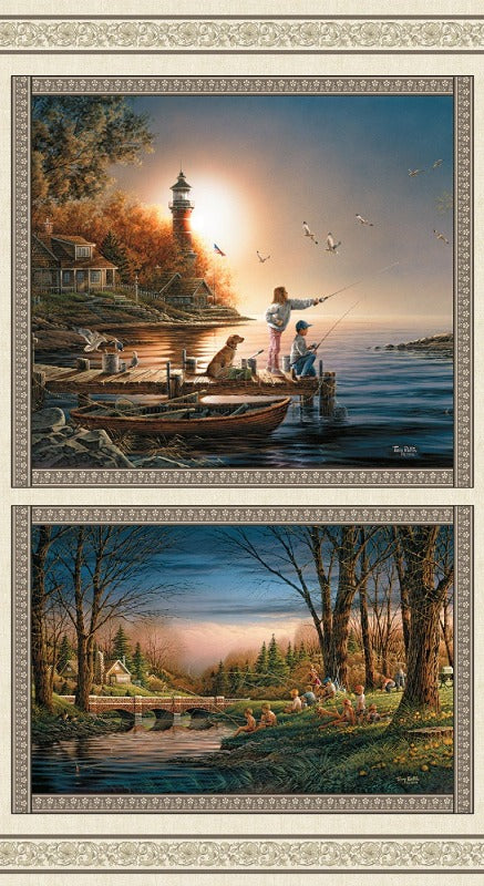Terry Redlin Multi Spring-Summer Season Panel Digital # 12327B-99