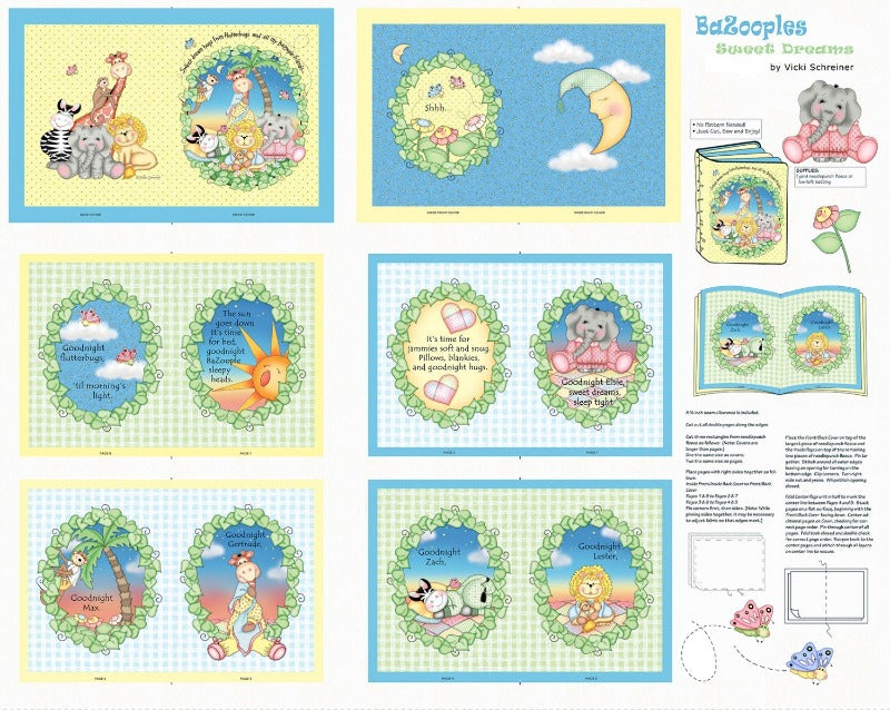 Bazooples Sweet Dreams Soft Book # 52220A620715P