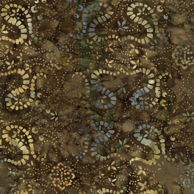 Evening Sky Shadow Square Swirls Batik # B1201-SHADOW