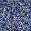 Eclipse Tide Star Flower Swirl Batik # B8572-TIDE