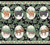 Frosted Forest Panel- Flannel F24300-99  Oval Animals