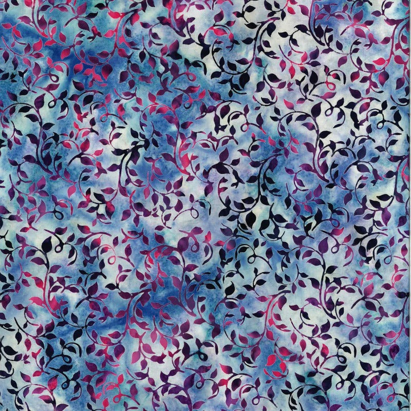 Wildflower Bali Batik Swirly Vine # T2380H-694