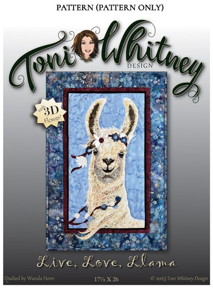 Toni Whitney Pattern - Live, Love, Llama