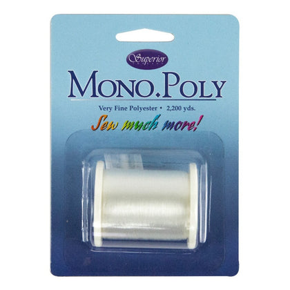 MonoPoly Invisible Polyester Thread .004mm 2200yds # 11901