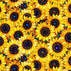 Sonny in the Sunflowers -Yellow Stained Glass Sunflowers # 16240201-01