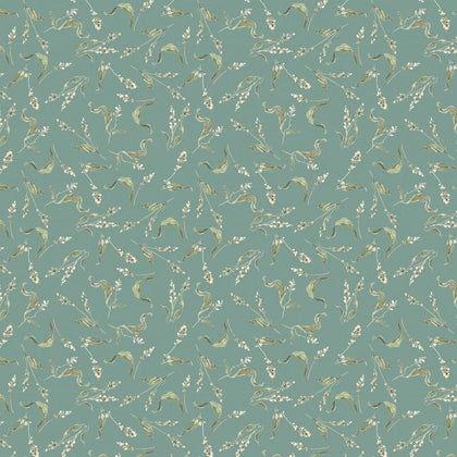 Season's Study -Teal Small Floral  # 17838-411