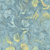 Haley - Mums, Mist, Batik Cotton # 20096Q-X