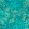 Teal-ing Good BOM - Blue Double Paisley Batik # 22268-447