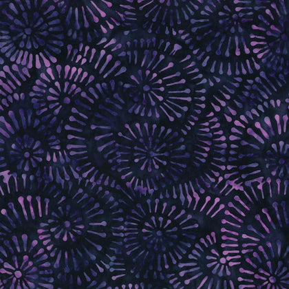 Violet Crush -Black/Pink Pins & Needles Batik # 22282-936