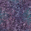 Violet Crush -Dark Purple Swirly Waves Batik # 22283-643