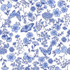 Butterfly Blues - Floral White # 23142-WHITE