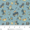 Traveling Teddies - Blue 2421-11