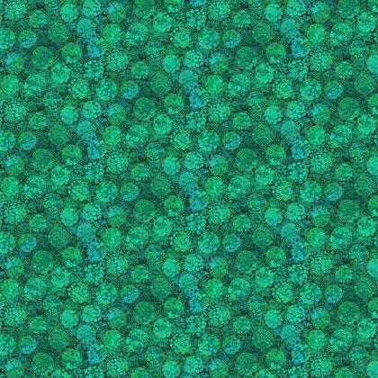 Shimmer Paradise, Green Bubbles 25244M-76