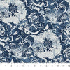 Vintage Denim - Large Floral Dk Denim/White 29760-48