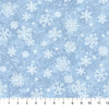 Father Christmas - Lg Snowflakes Md Blue 29834-44