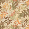 Oak & Berries - Cream Mixed Media Leaves 8.5 Inch # 3648-44