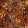 Oak & Berries - Autumn Mixed Media Leaves 8.5 Inch # 3648-83