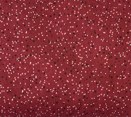 Mooks Dotty Savvy Red Flannel 108in Wide Back
