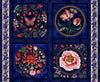 Cameo Appearance - Navy Pillow Blocks BQ4659B-77