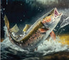 Wildlife Fish Rainbow Trout 36" panel