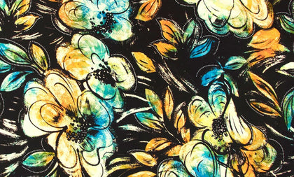 Color Me Banyan - Batik Blooms 83038-61 Caribbean
