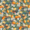 Baskets of Autumn Blessings - Jade Allover Pumpkin 12 inches # 9197S-76