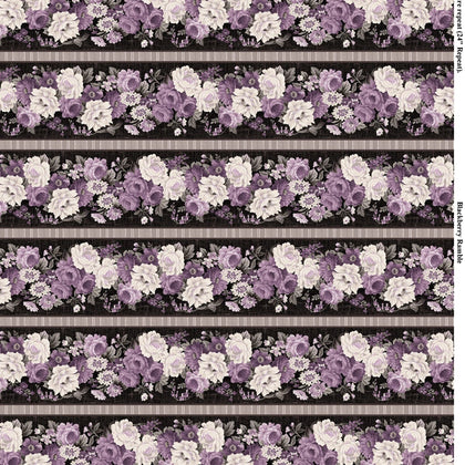 Blackberry Bramble -Repeating Stripe Multi # 98757-916