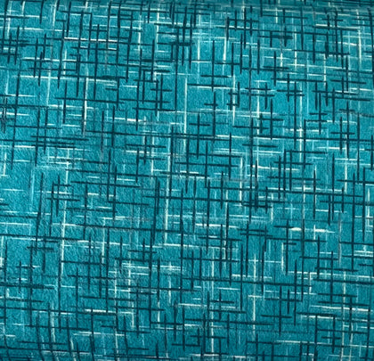 Mooks Tile Blue Flannel 108in Wide Back